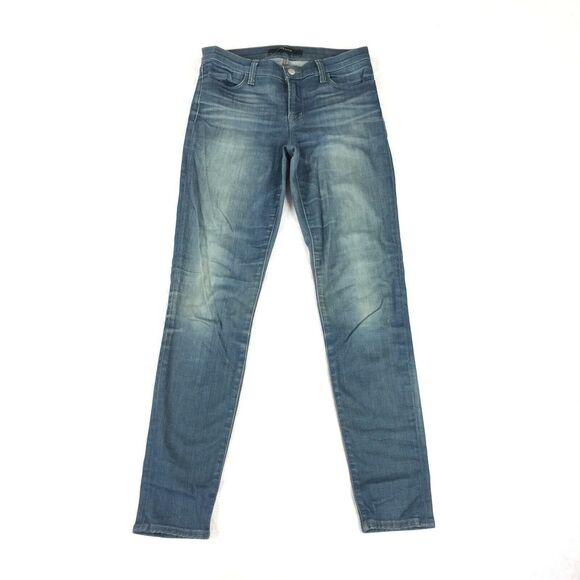 J.Brand Super Skinny Leg Delirium Jeans Size 28 Womens Medium Blue Wash Denim - Picture 1 of 10